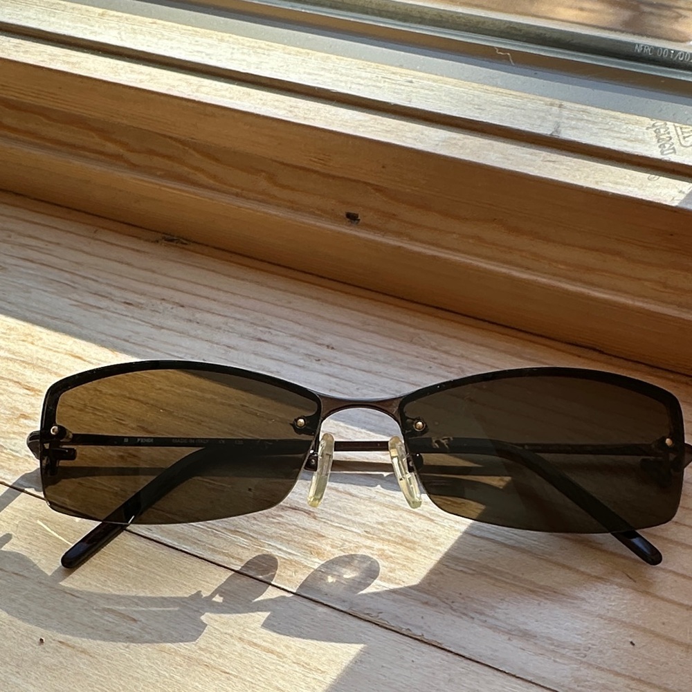 Fendi Bronze Sunglasses Made in Italy EUC Case included